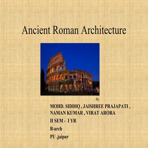 Roman Architecture Sem 2.pdf
