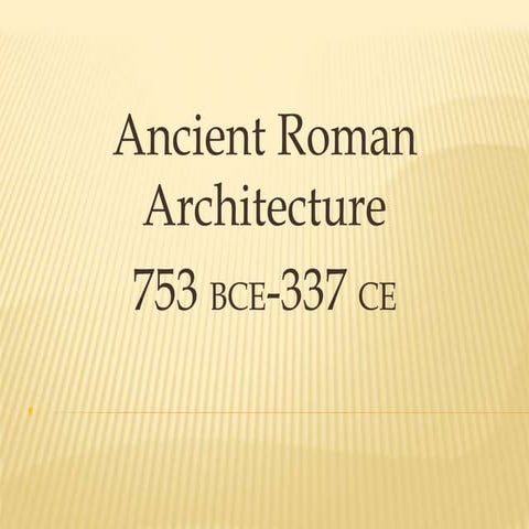 Roman art ppt