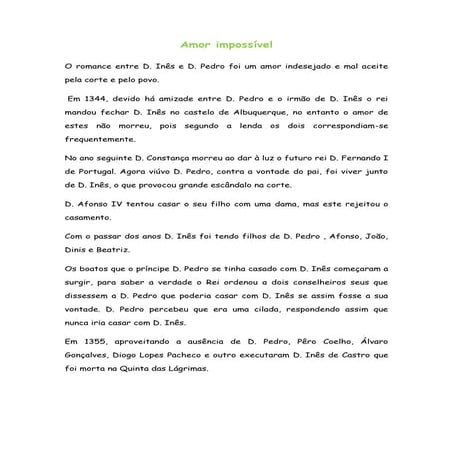 D. Inês de Castro e D. Pedro