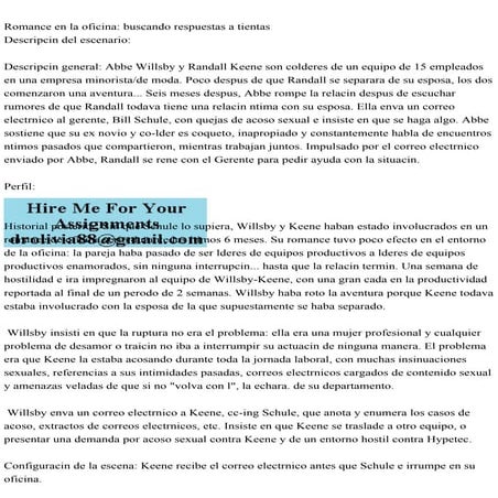 Romance en la oficina buscando respuestas a tientasDescripci�n de.pdf
