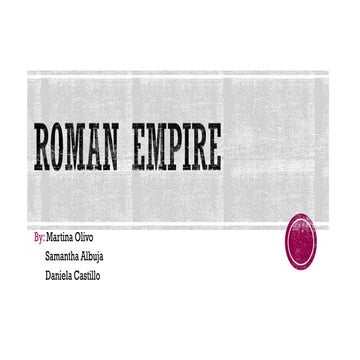 Roman empire social