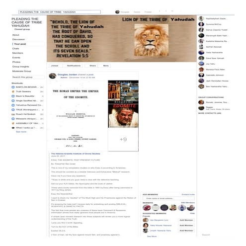 Roman Empire the Empire of the edomites = past present and future