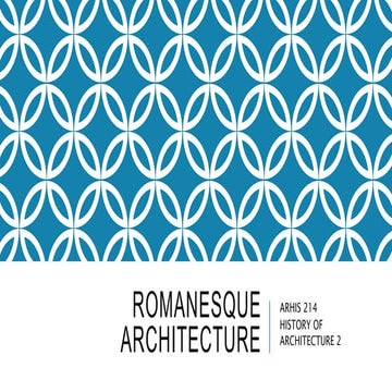 ROMANESQUE ARCHITECTURE.pptx