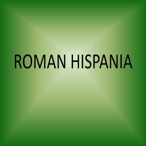 Roman hispania