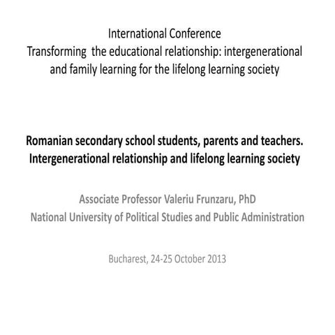 Romanian secondary school students