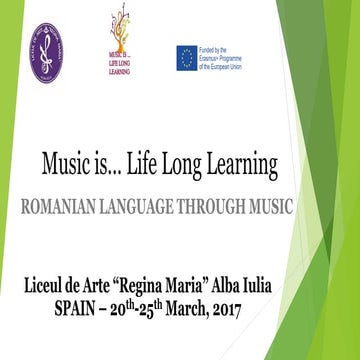 Romanian language music bun | PPT
