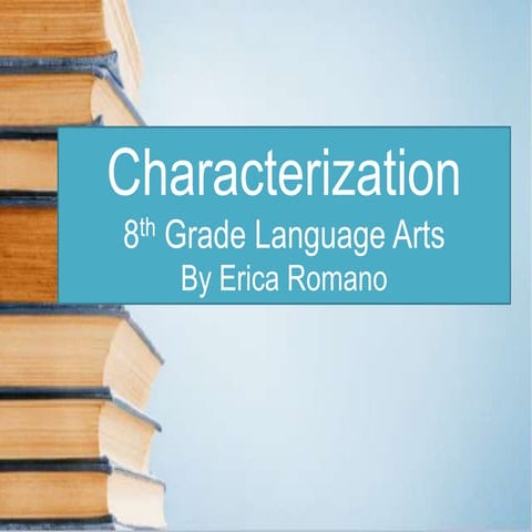 Romano, Erica: Characterization Within Technology 