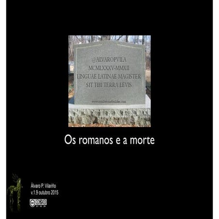 Os romanos e a morte 1.9 (*.pdf - outubro 2015)