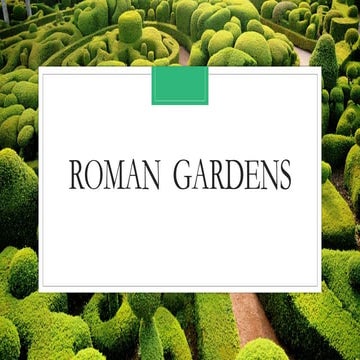 roman style landscap designs in interior