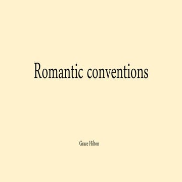 Romantic conventions grace media