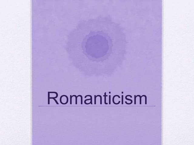 Romanticism