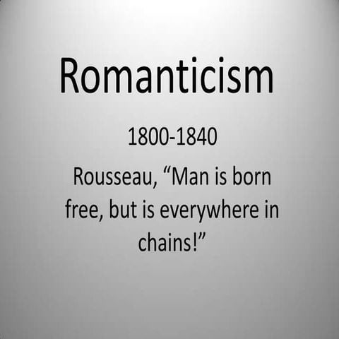 Romanticism Art History