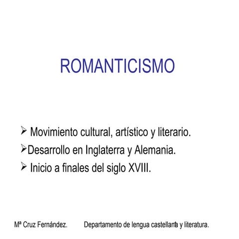 Romanticismo