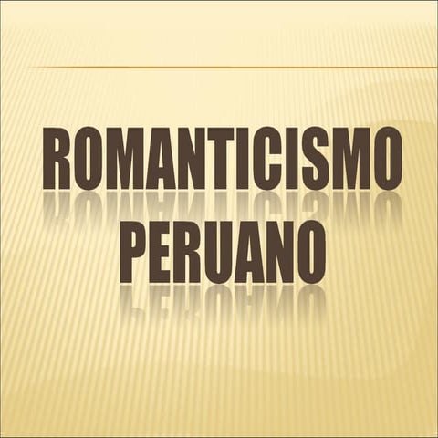 Romanticismo peruano