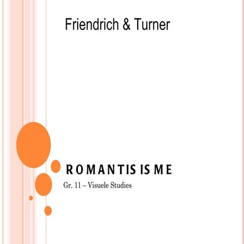 Romantiek friedrich en turner