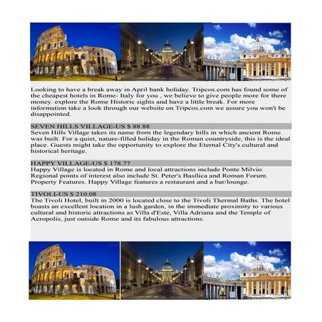 Rome - Weekend Break 