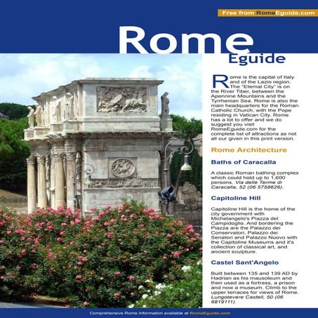 Rome travel-guide | PDF