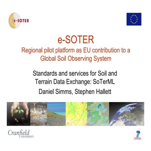 e-SOTER Regional pilot platform as EU contribution to a Global Soil Observing...