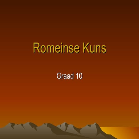 Romeinse kuns