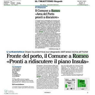 Il Comune risponde a Romeo: "Pronti...