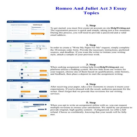 Romeo And Juliet Act 3 Essay Topics | PDF