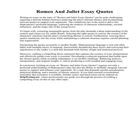Romeo And Juliet Essay Quotes.pdf