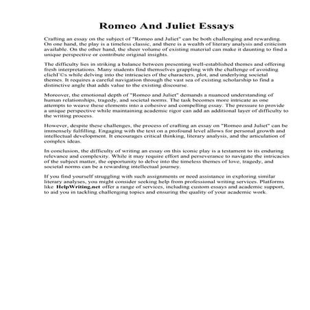 Romeo And Juliet Essays.pdf