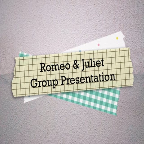 Romeo & Juliet Discussion Leading Guidelines