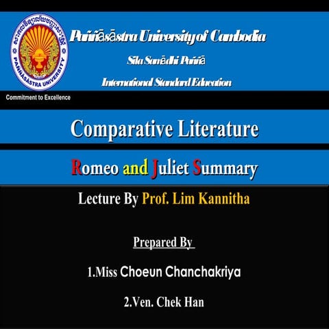 Romeo & Juliet summary