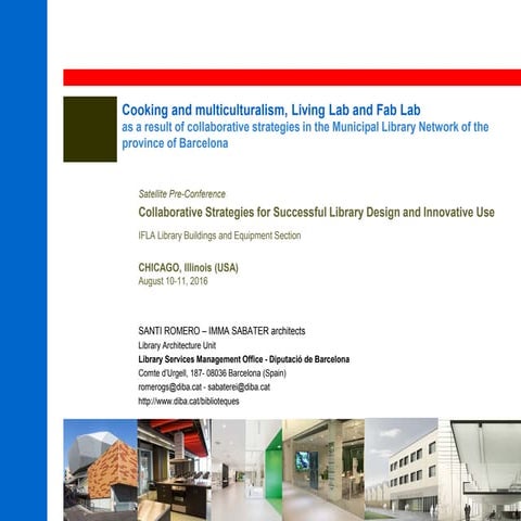[Romero & Sabater] [Cooking and multiculturalism, Living Lab and Fab Lab] IFL...