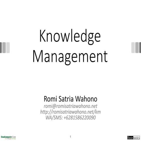 romi-km-01-introduction knowledg  management
