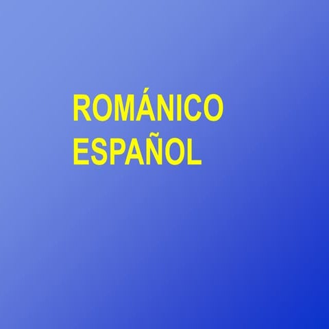 Románico español