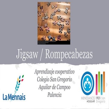 Rompecabezas-jigsaw (Aprendizaje cooperativo)