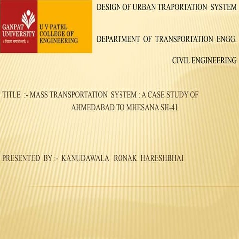 mass transportation system