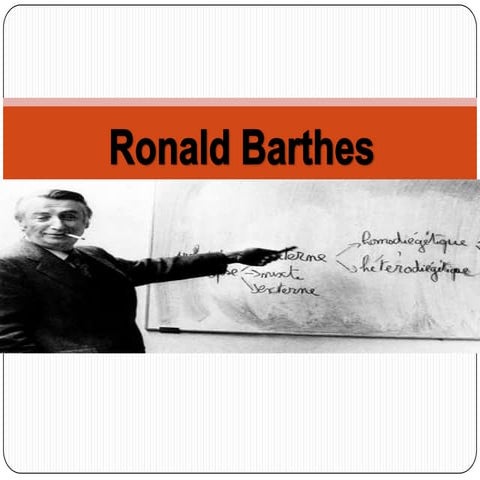 Ronald barthes