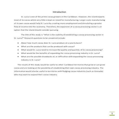 CAPE Caribbean Studies SBA