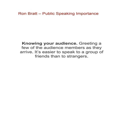 How to speak confidently in front of public | PPTX
