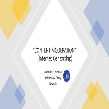 Online Content Moderation - NJSBA