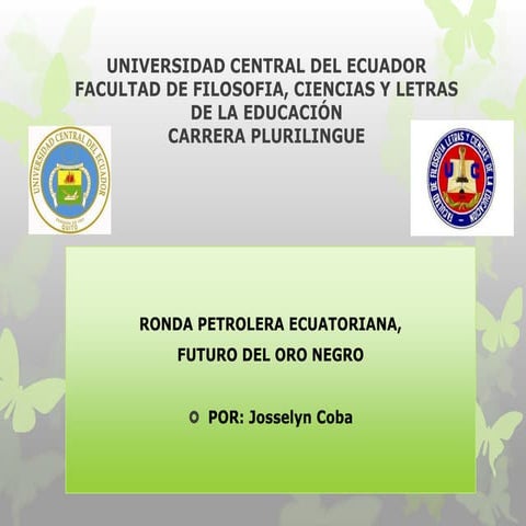 XI Ronda Petrolera en Ecuador por Josselyn Coba