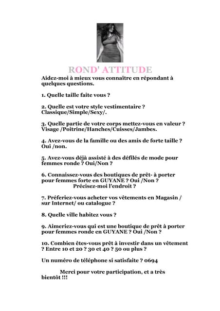 Exemple questionnaire client - Rond...