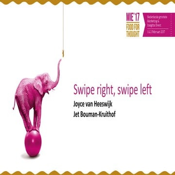 Unspoken™: Swipe left, swipe right - The only way is mobile