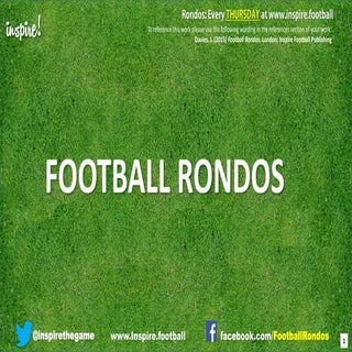 Rondos - Up Back Through