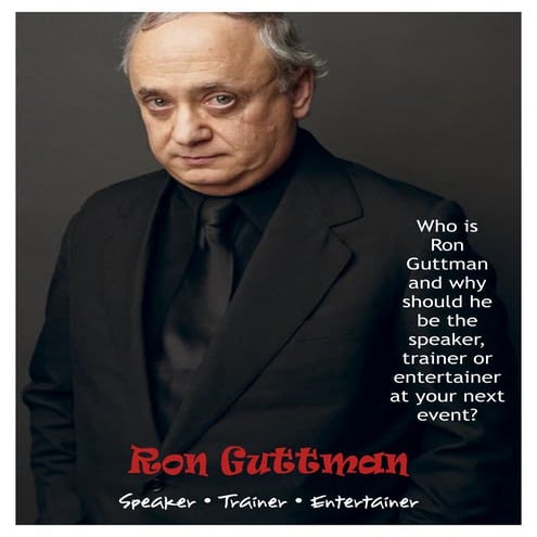 Ron Guttman Speaker Profile