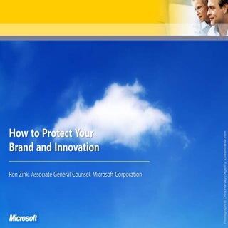 Ron Zink:   intellectual property a...