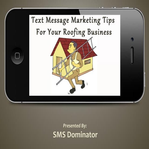 Text Message Marketing for Roofing contractors