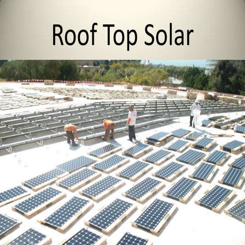 Roof top solar | PPTX