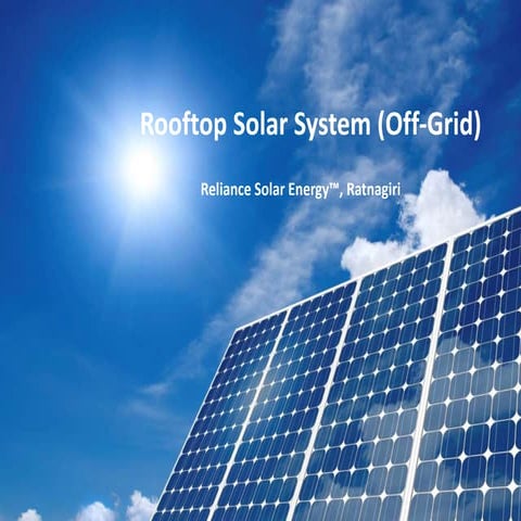 Rooftop Solar Systems