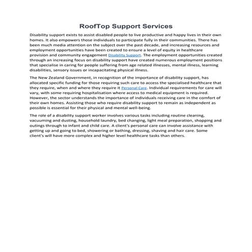 Learn all about the psw job | PDF