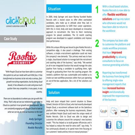 Click to Cloud Case Study featuring Rookie Recruits