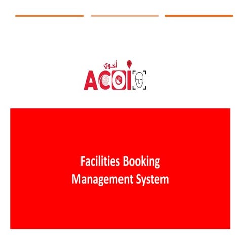Room and facility booking system